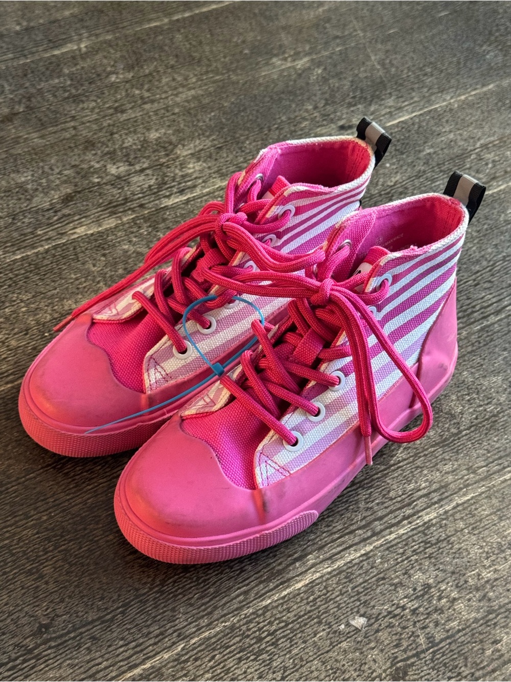 Hunter for Target Kids Pink High-Top Canvas Sneakers 13